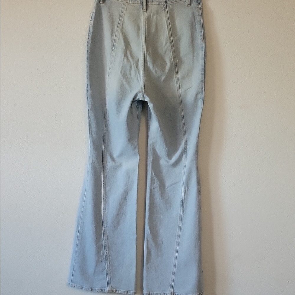 Free People we the Free women’s Light Blue Women's Jeans Wide Leg Size 30 - Picture 6 of 13